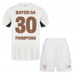 Günstige Fußballtrikots Bayer 04 Leverkusen Jeremie Frimpong 30 Kinder Auswärtstrikot 2024-25 Kurzarm